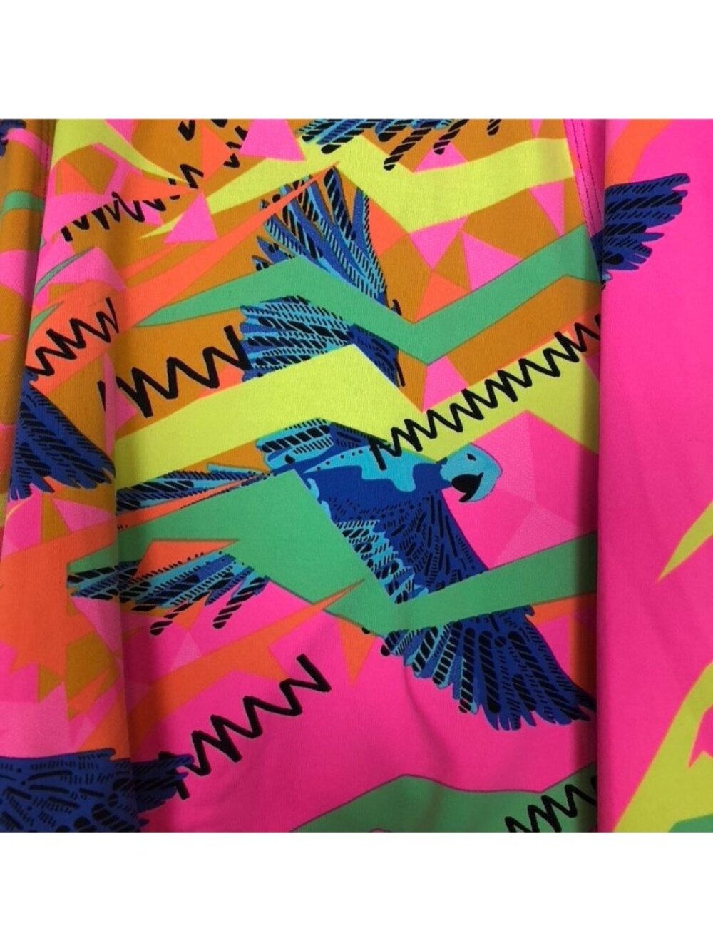 Dona Jo Bird Print Ultimate Skirt Skirt Size 1 Medium Tennis Pickleball - Picture 3 of 7